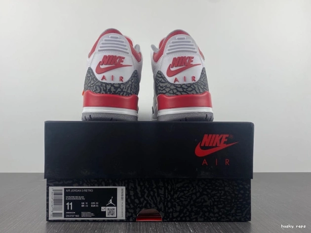 Cheap Husky Air Fire OG Red 3 DN3707-160 Jordan 0716